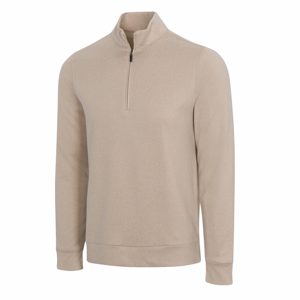 Greg Norman Mens Weatherknit 1/4 Zip Lined Windsweater *