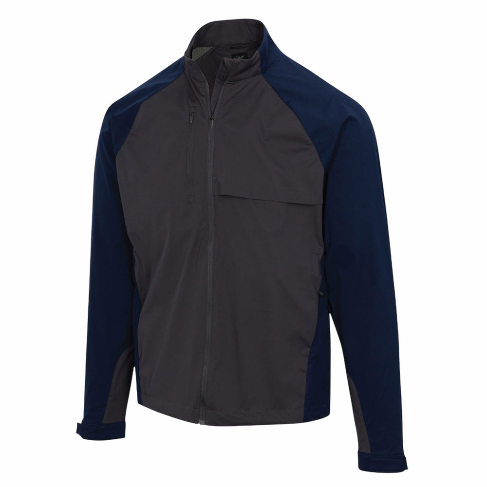 Greg Norman Mens Weatherknit Long Sleeve Block Full Zip Jacket *