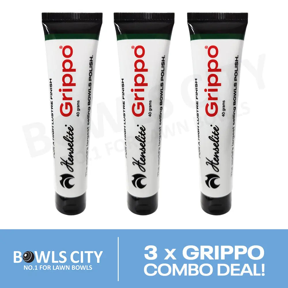 Henselite Grippo Tube Lawn Bowls Polish - 3 Pack Deal - Bowls City