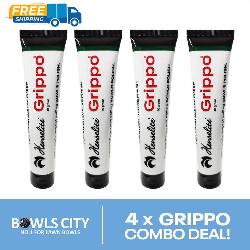 Henselite Grippo Tube Lawn Bowls Polish - 4 Pack - Free Postage! - Bowls City