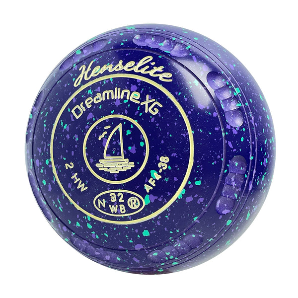 Henselite Dreamline XG Lawn Bowls Size 2 Heavy Gripped Grapevine AF438 Bowls City Gold Coast