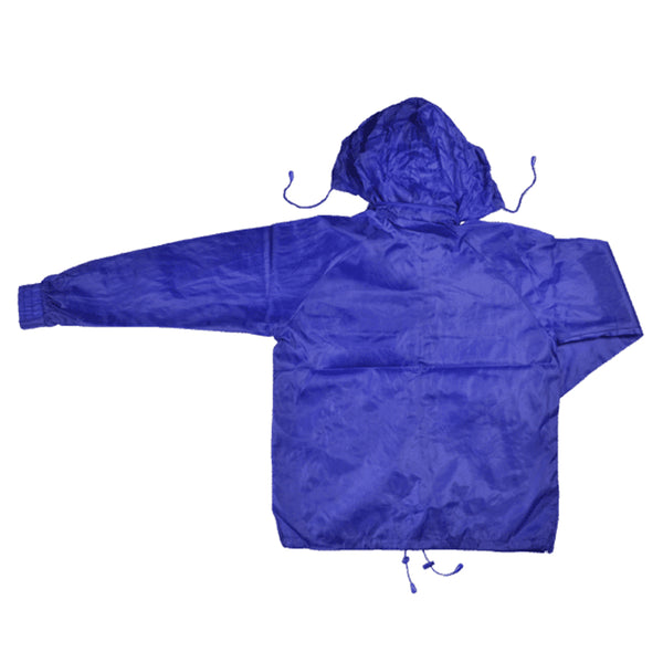 Henselite Royal Blue Rain Jacket Unlined Drawstring Bowls City Gold