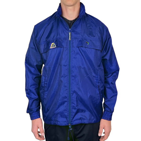 Henselite Royal Blue Rain Jacket Unlined Drawstring Bowls City Gold