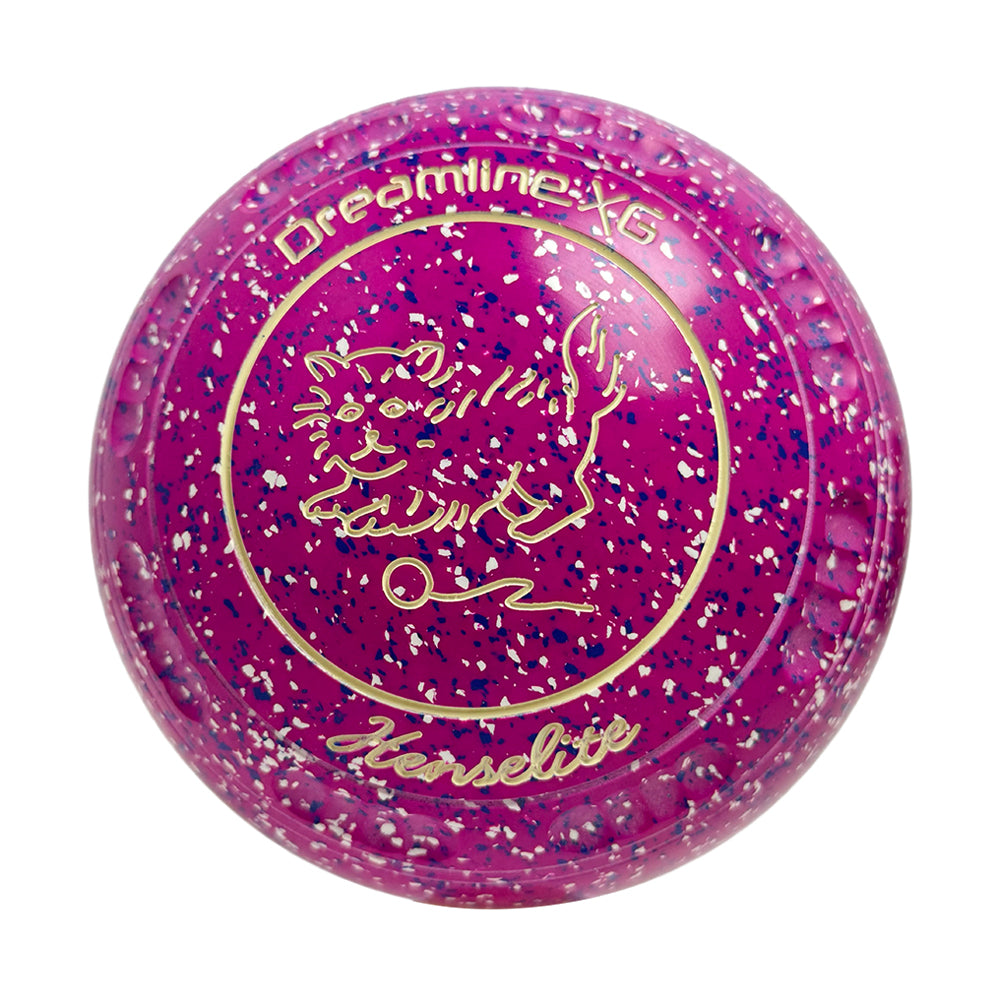 Henselite Dreamline XG Lawn Bowls Size 0 Heavy Gripped - Aster BE8-32