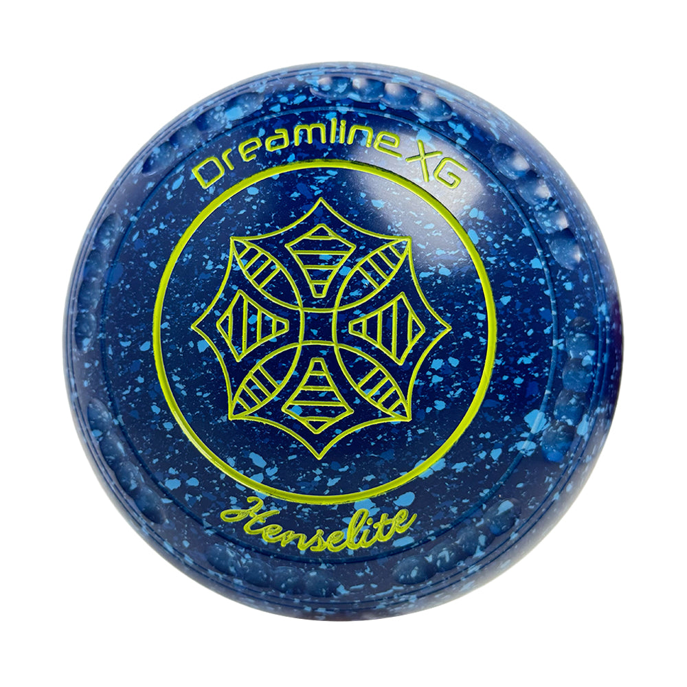 Henselite Dreamline XG Lawn Bowls Size 1 Heavy Gripped Denim - BG1-65