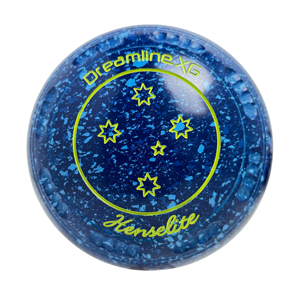 Henselite Dreamline XG Lawn Bowls Size 3 Heavy Gripped - Denim BG1-99