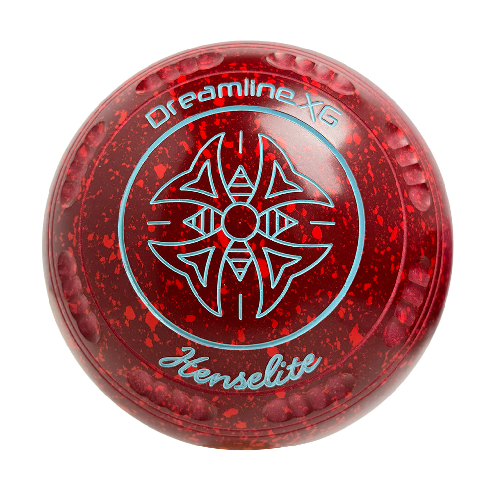 Henselite Dreamline XG Lawn Bowls Size 3 Heavy Gripped - Ruby Rich BG6-72