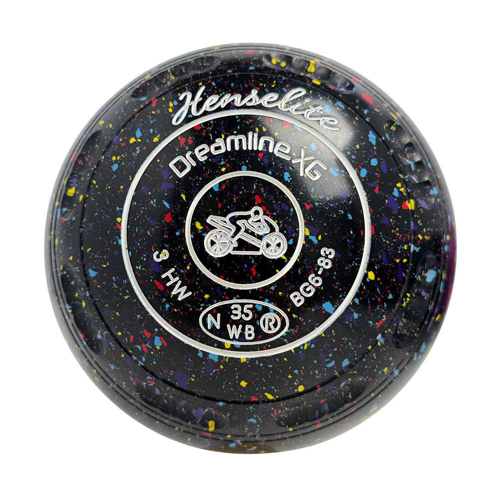 Henselite Dreamline XG Lawn Bowls Size 3 Heavy Gripped - Prism BG6-83