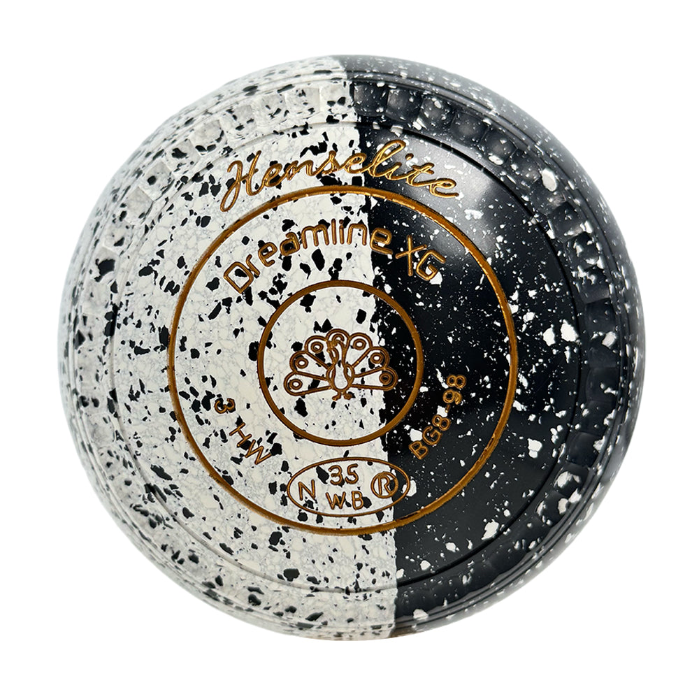 Henselite Dreamline XG Lawn Bowls Size 3 Heavy Gripped - Mono Duo BG8-98