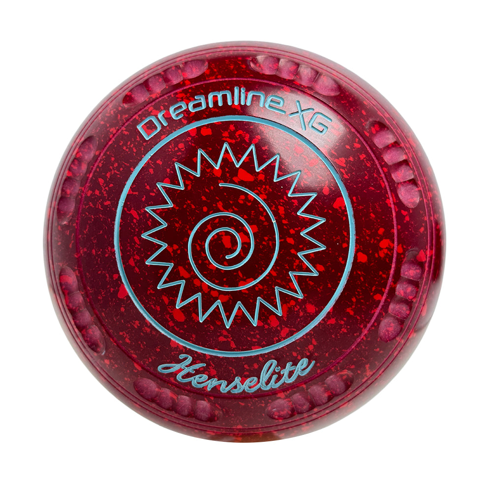 Henselite Dreamline XG Lawn Bowls Size 3 Heavy Gripped Ruby Rich - BH7-15