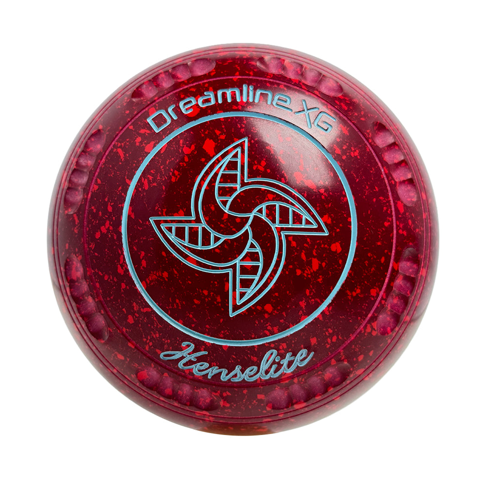 Henselite Dreamline XG Lawn Bowls Size 3 Heavy Gripped Ruby Rich - BH7-16