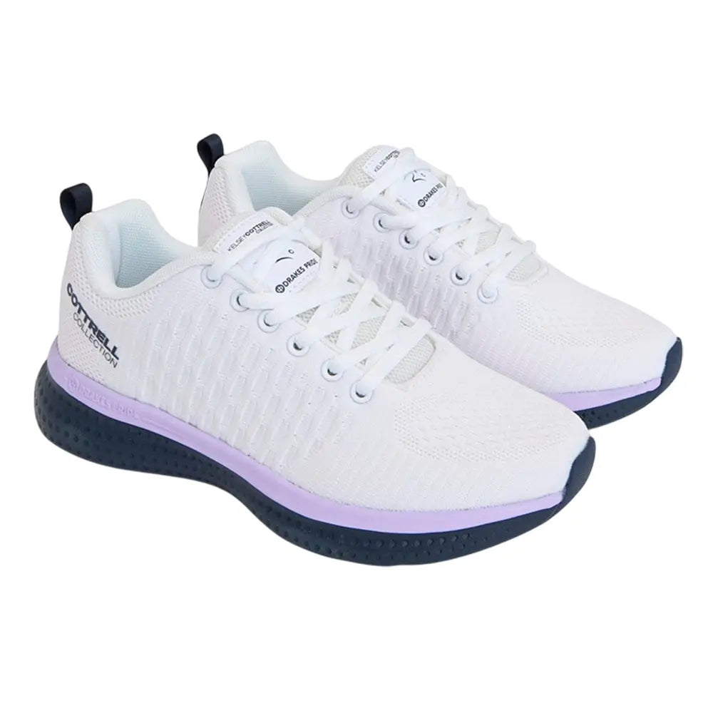 Drakes Pride Womens Pursuit Lawn Bowls Shoe - White - Bowls City