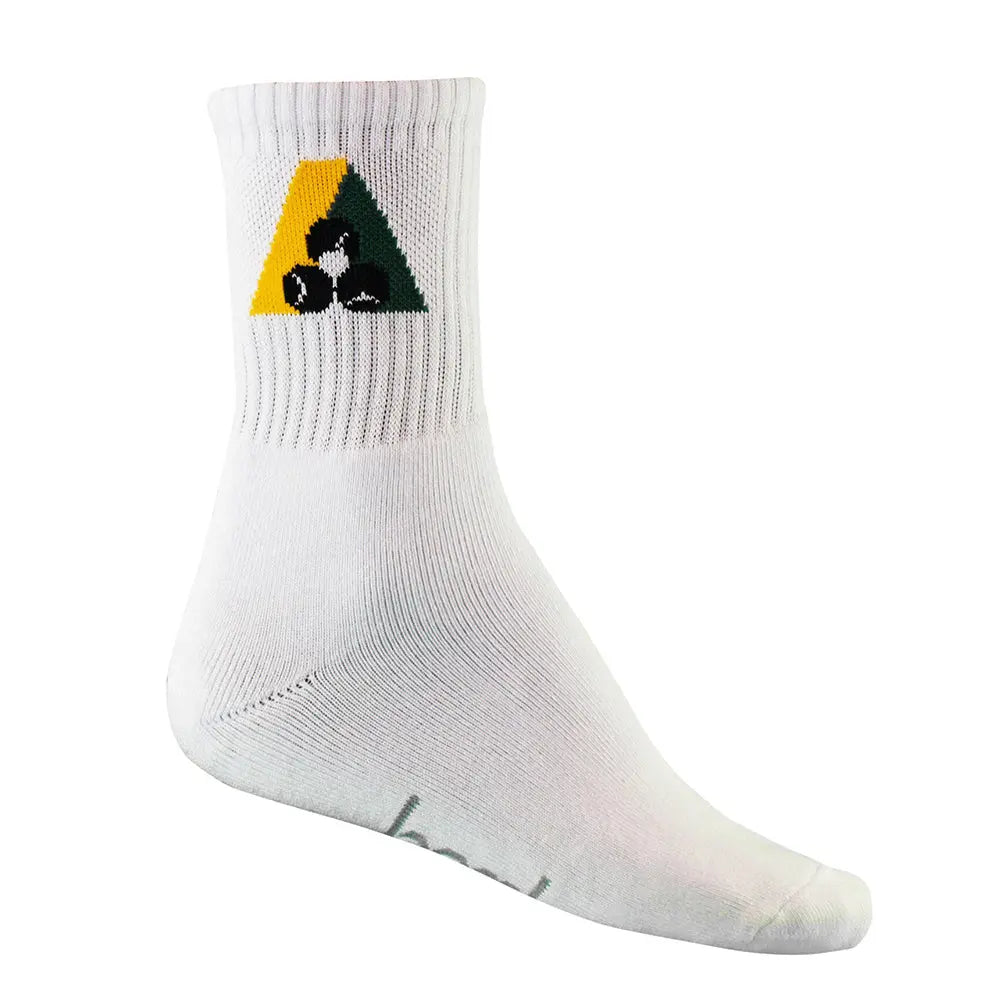 Pal Hosiery Mens BA Logo Bamboo Crew Socks PAL Hosiery