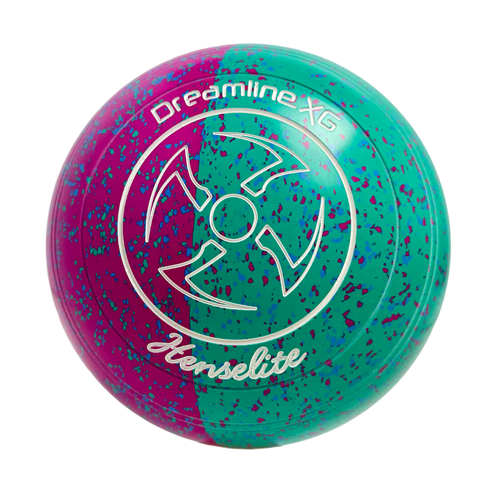 Henselite Dreamline XG Lawn Bowls Size 4 Heavy Non-Gripped - Paradise Duo BE4-30