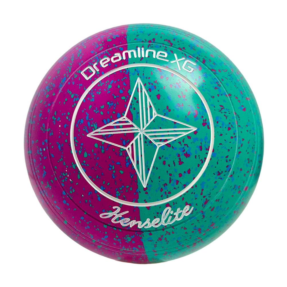 Henselite Dreamline XG Lawn Bowls Size 3 Heavy Non Gripped - Paradise Duo BE4-67