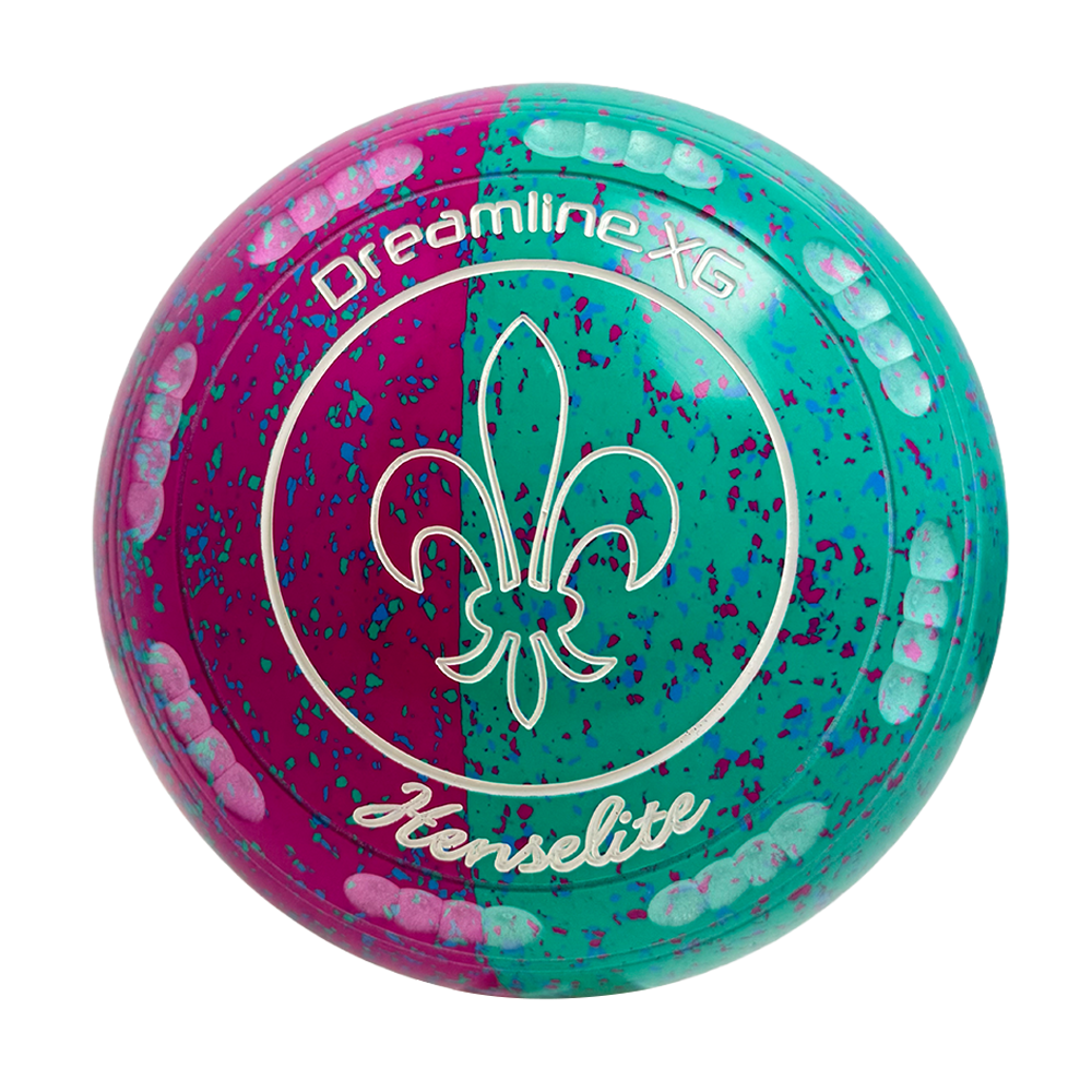Henselite Dreamline XG Lawn Bowls Size 4 Heavy Gripped - Paradise Duo BE4-74