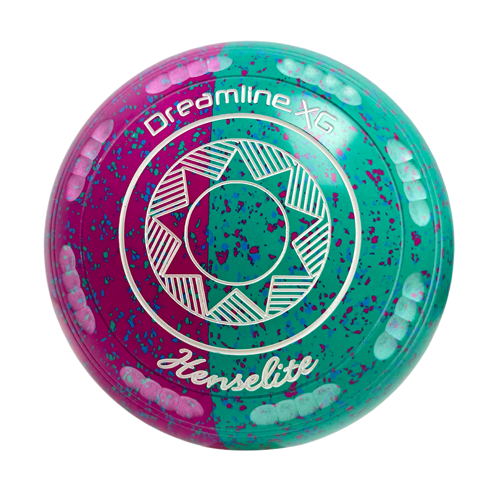 Henselite Dreamline XG Lawn Bowls Size 4 Heavy Gripped - Paradise Duo BE4-75