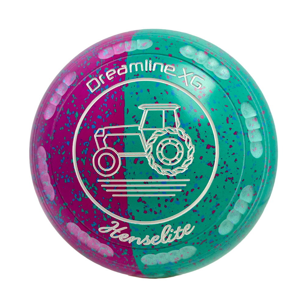 Henselite Dreamline XG Lawn Bowls Size 4 Heavy Gripped - Paradise Duo BE4-76
