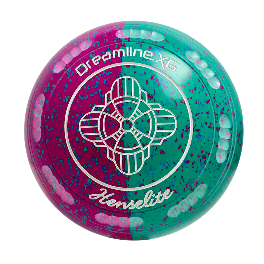 Henselite Dreamline XG Lawn Bowls Size 4 Heavy Gripped - Paradise Duo BE4-77
