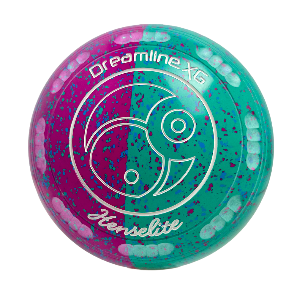 Henselite Dreamline XG Lawn Bowls Size 2 Heavy Gripped - Paradise Duo BE5-80