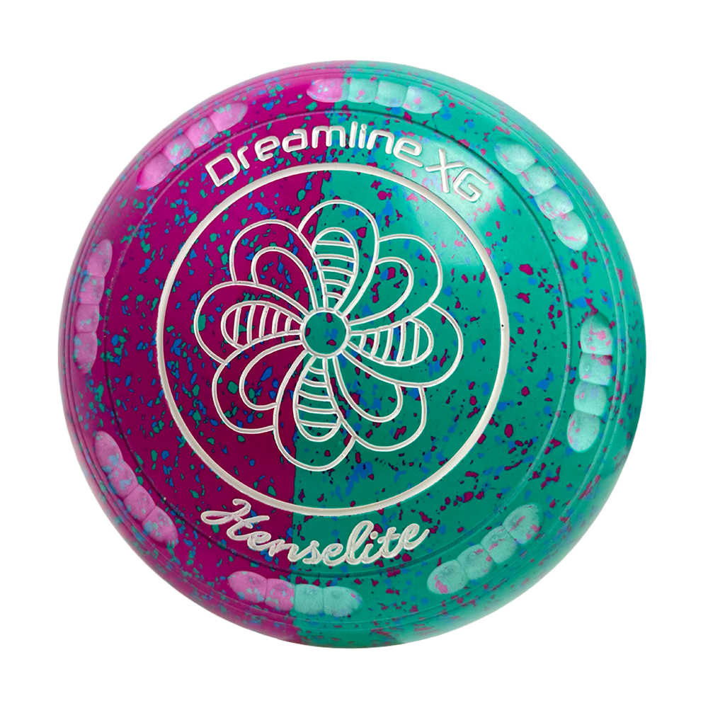 Henselite Dreamline XG Lawn Bowls Size 2 Heavy Gripped - Paradise Duo BE5-81