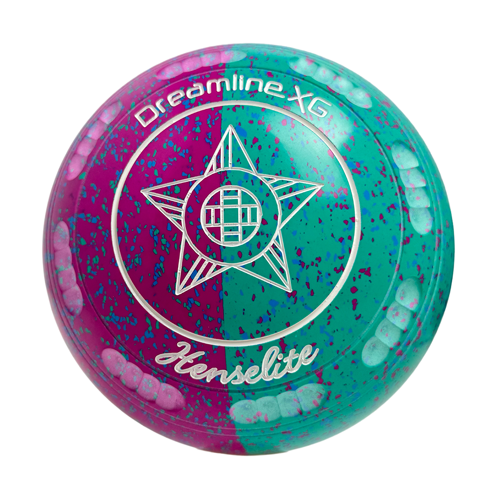 Henselite Dreamline XG Lawn Bowls Size 2 Heavy Gripped - Paradise Duo BE5-82