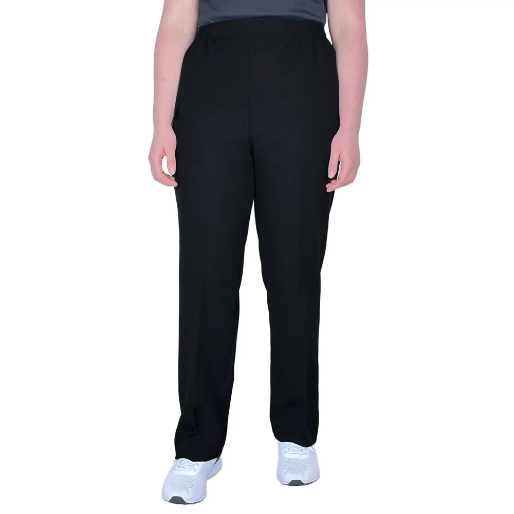 Domino Womens Lawn Bowls Pants BA Logo - Black - Bowls City