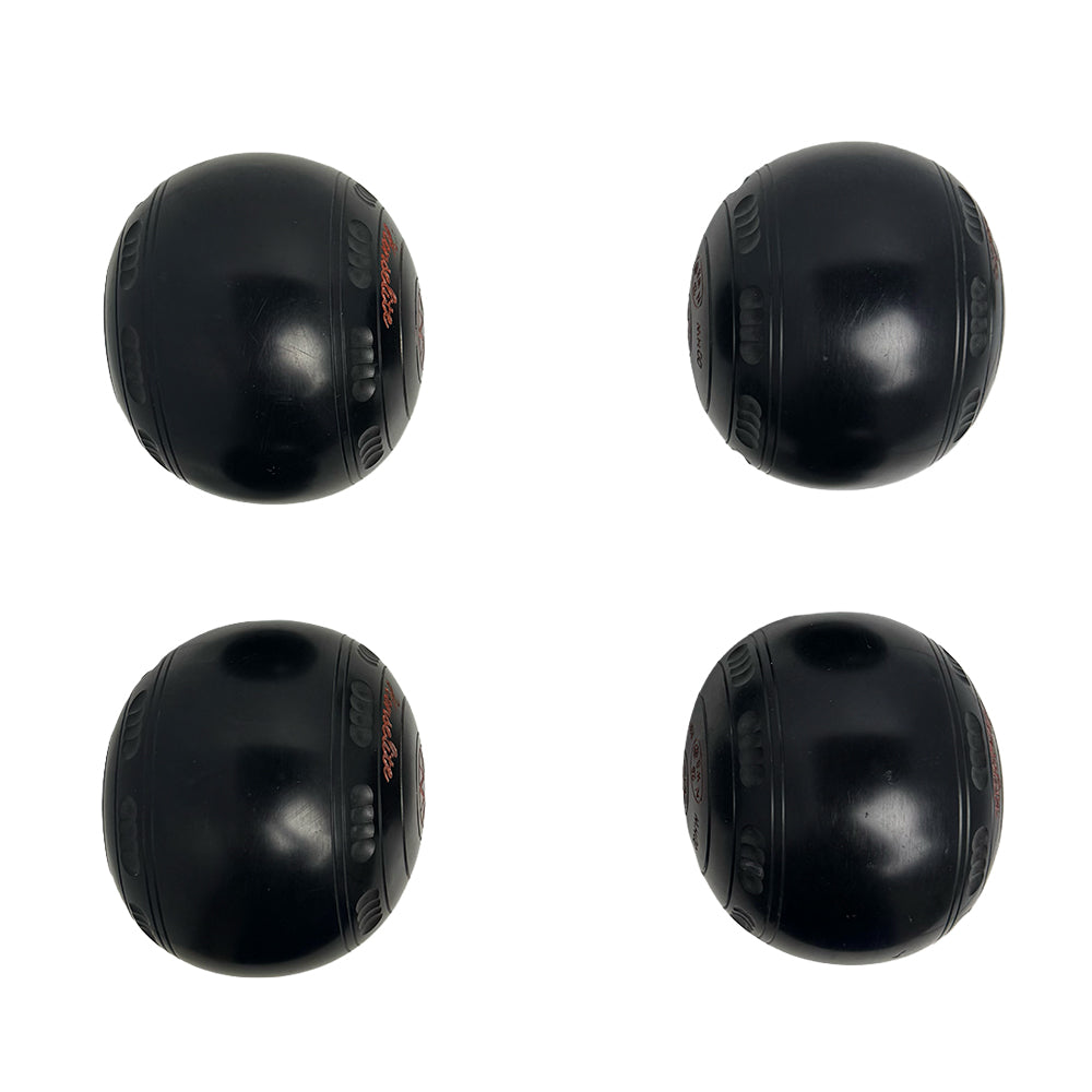 Henselite (Pre-Owned) Dreamline XG Lawn Bowls Size 00 Heavy Gripped - Black R38-91
