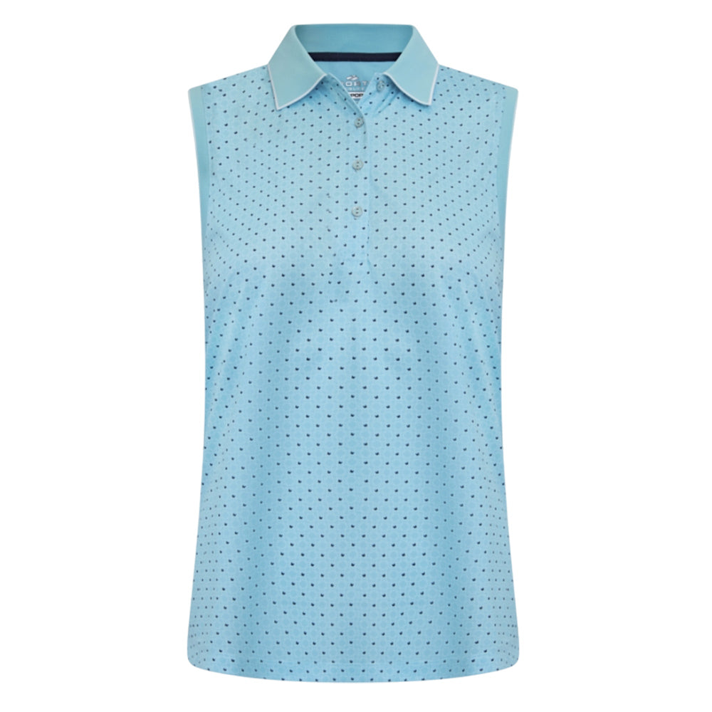 Sporte Leisure Womens Flutterby Sleeveless Polo - Mint
