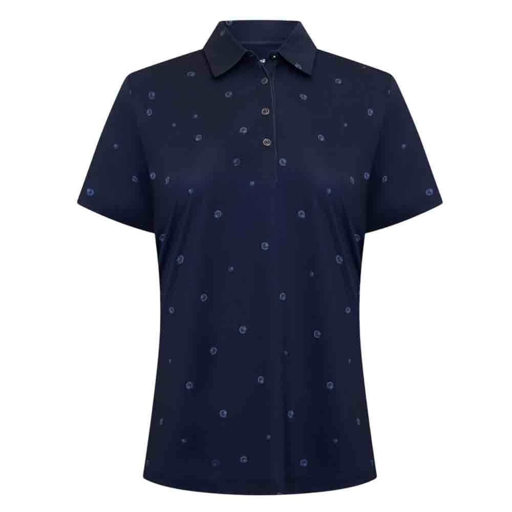 Sporte Leisure Womens Pearlet Short Sleeve Polo - Navy