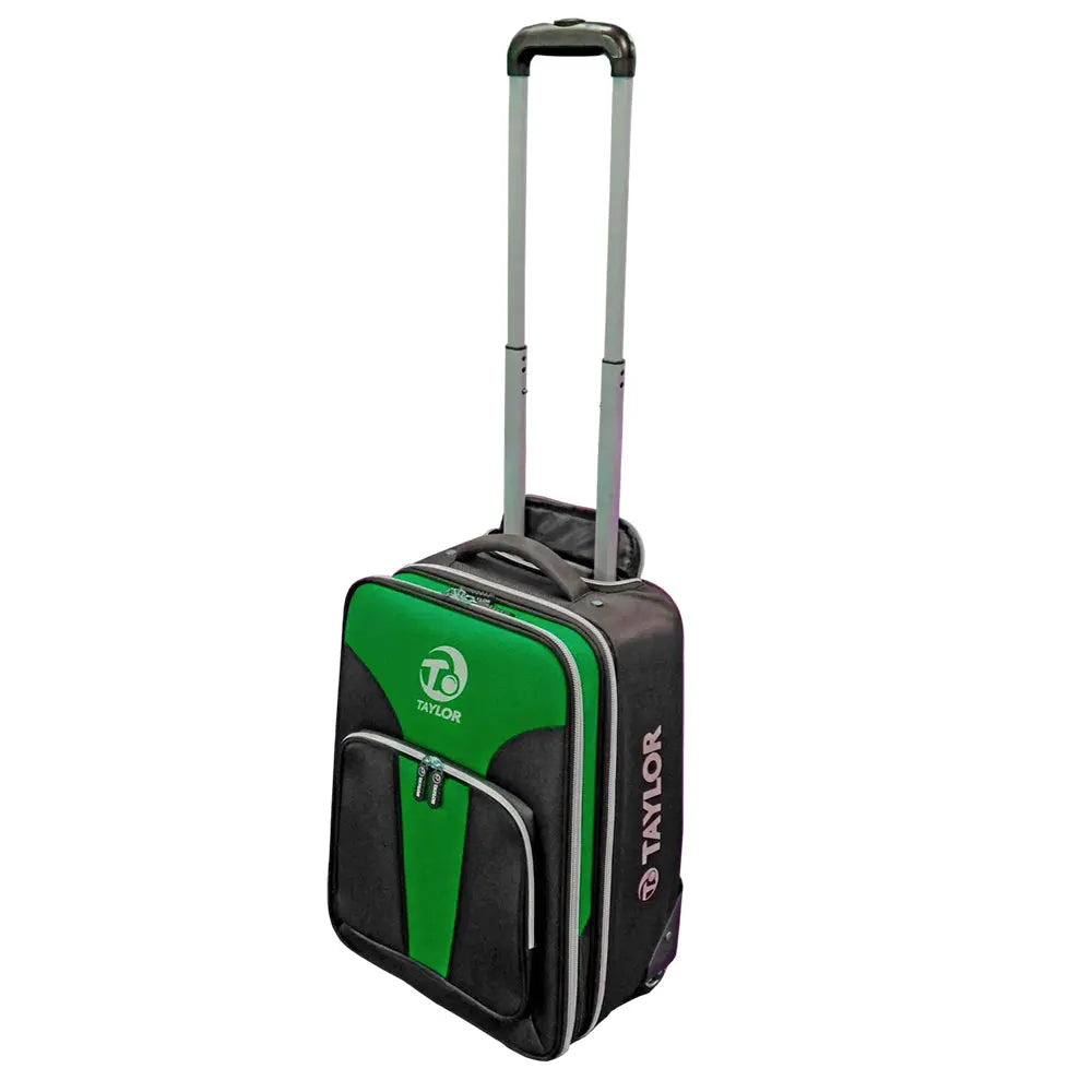 Taylor Tourer Trolley Bag Black/Green - Bowls City