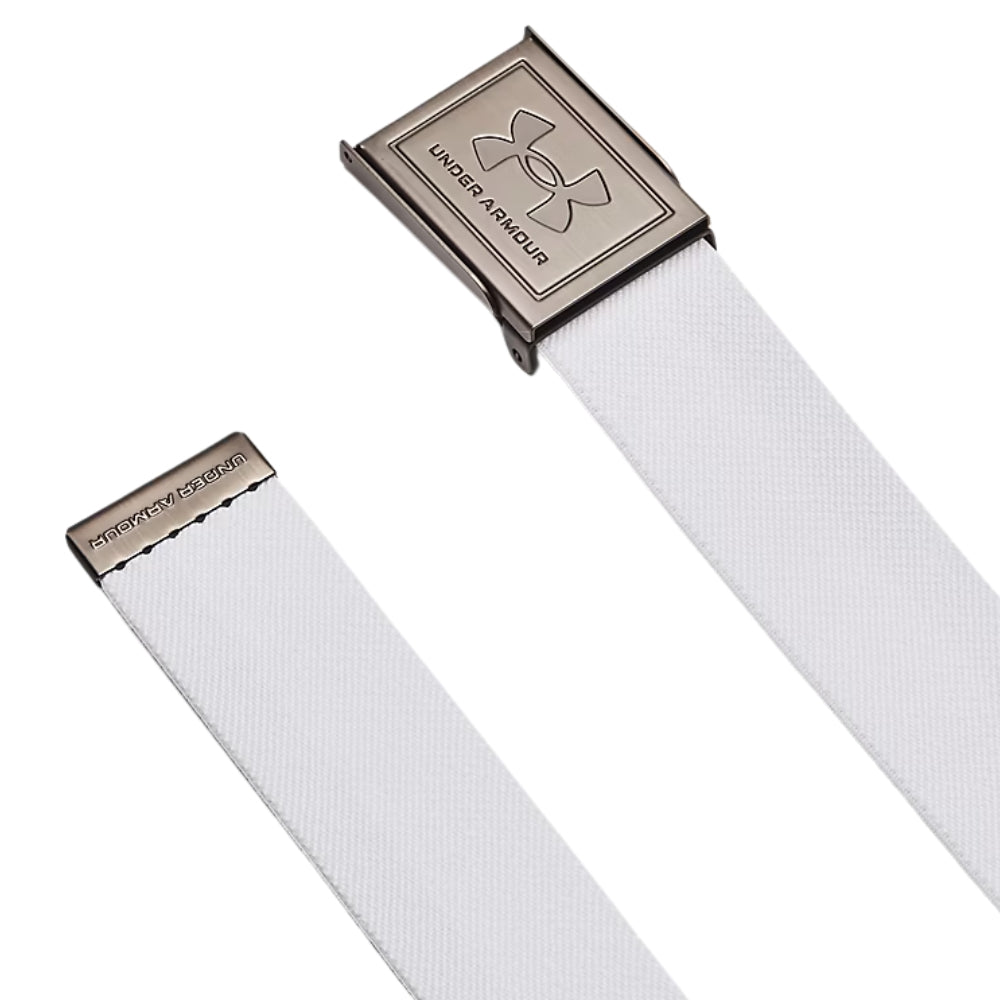 Under Armour Mens Drive Stretch Webbing Belt - White