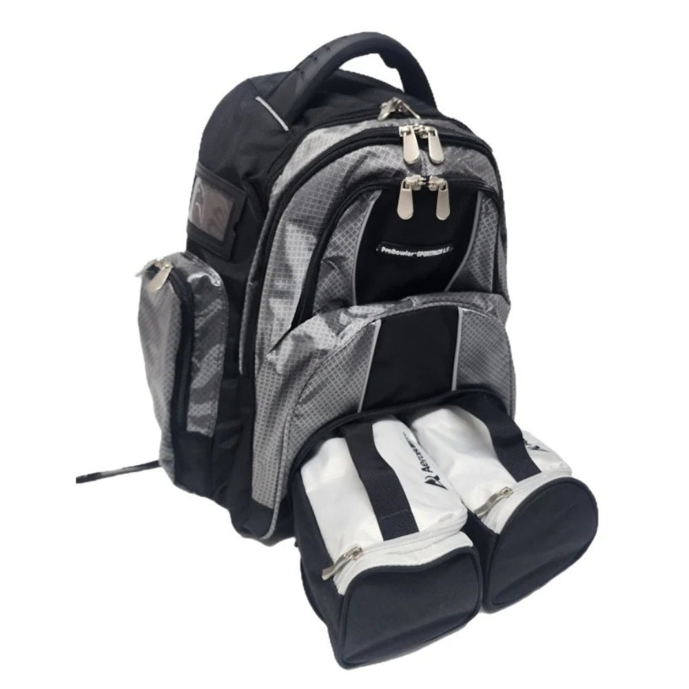 Aero Comfitpro Pro Bowler BackPack - Black/Silver