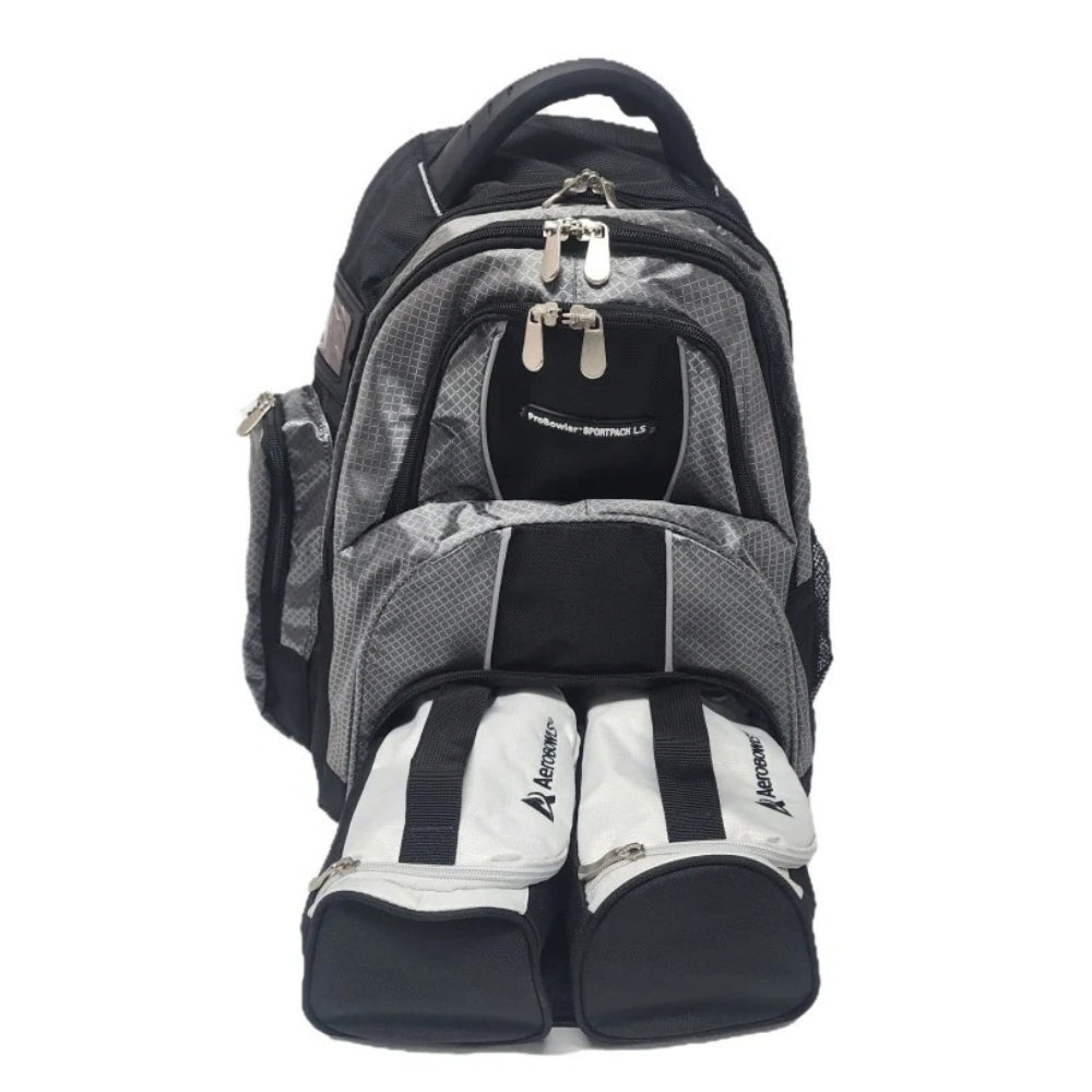 Aero Comfitpro Pro Bowler BackPack - Black/Silver