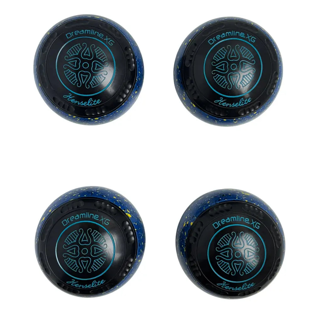 Henselite (Pre-Owned) Dreamline XG LTD Lawn Bowls Size 3 Heavy Gripped - Cosmic Slice AH3-50 Henselite