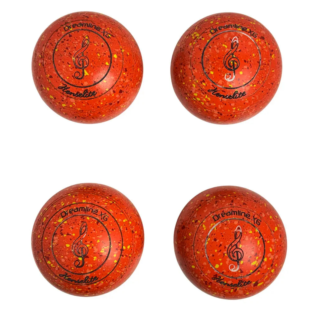 Henselite (Pre-Owned) Dreamline XG Lawn Bowls Size 4 Heavy Non-Gripped - Sunburst Henselite