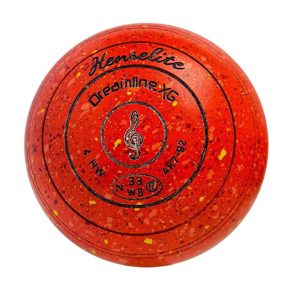 Henselite (Pre-Owned) Dreamline XG Lawn Bowls Size 4 Heavy Non-Gripped - Sunburst Henselite