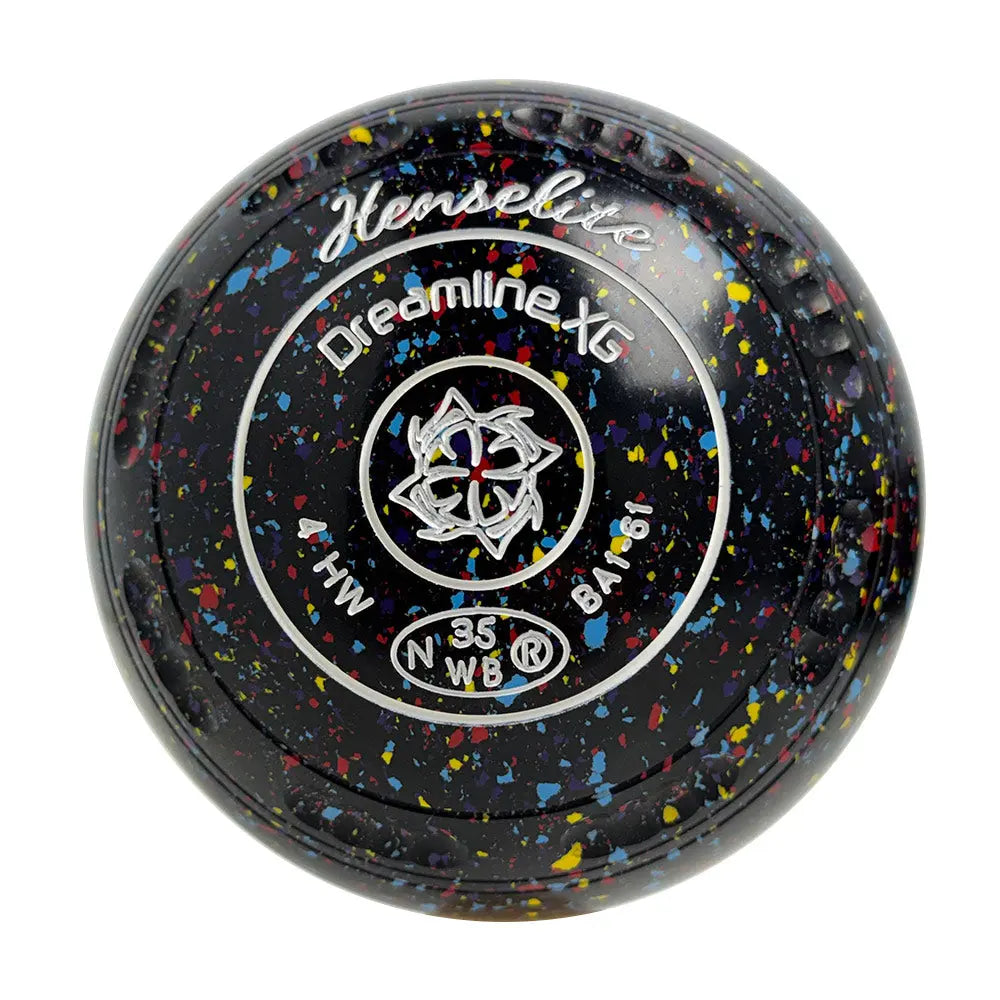Henselite Dreamline XG Lawn Bowls Size 4 Heavy Gripped - Prism BA1-61 Henselite