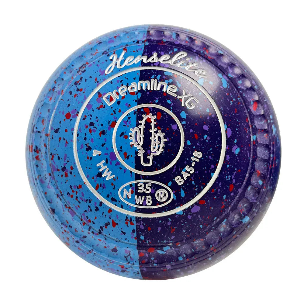 Henselite Dreamline XG Lawn Bowls Size 4 Heavy Gripped - Gravity Duo BA5-18 Henselite