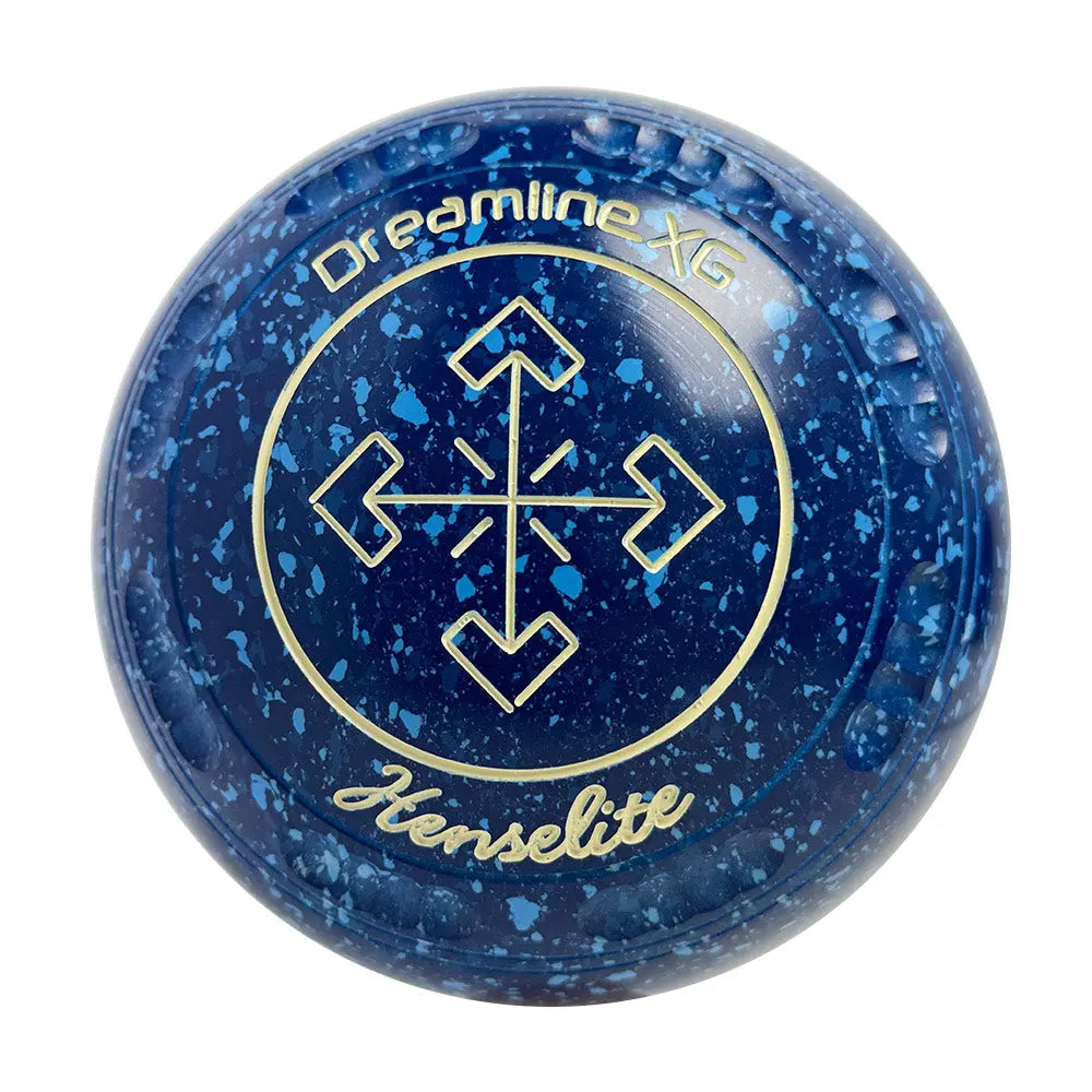 Henselite Dreamline XG Lawn Bowls Size 4 Heavy Gripped - Denim BA7-71 Henselite