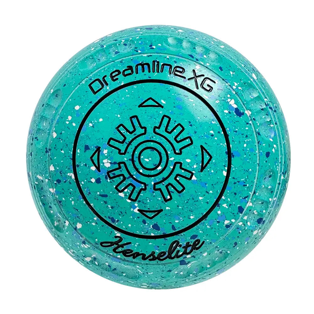 Henselite Dreamline XG Lawn Bowls Size 4 Heavy Gripped - Lagoon BB5-27 Henselite