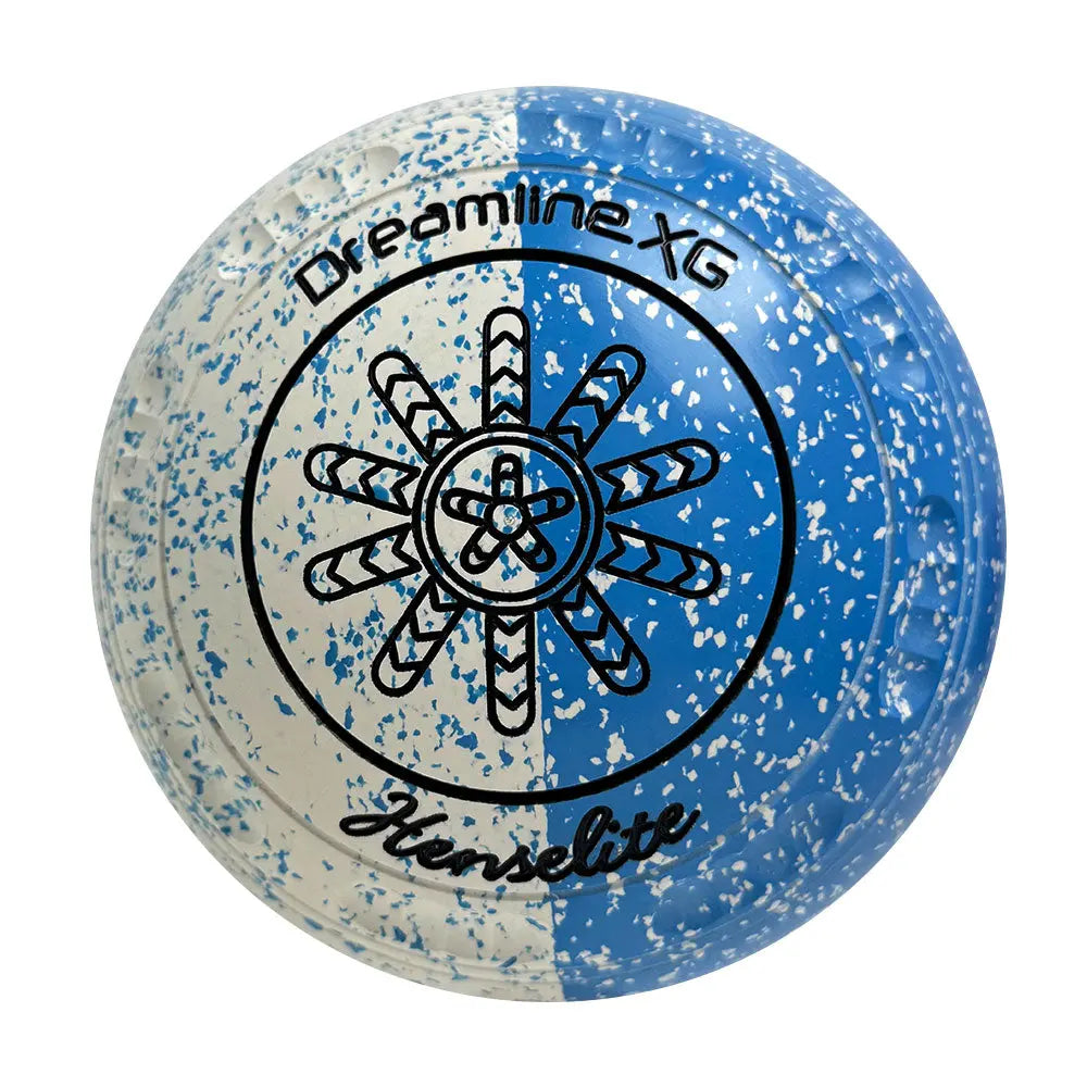 Henselite Dreamline XG Lawn Bowls Size 2 Heavy Gripped - Celeste Duo BA5-59 Henselite