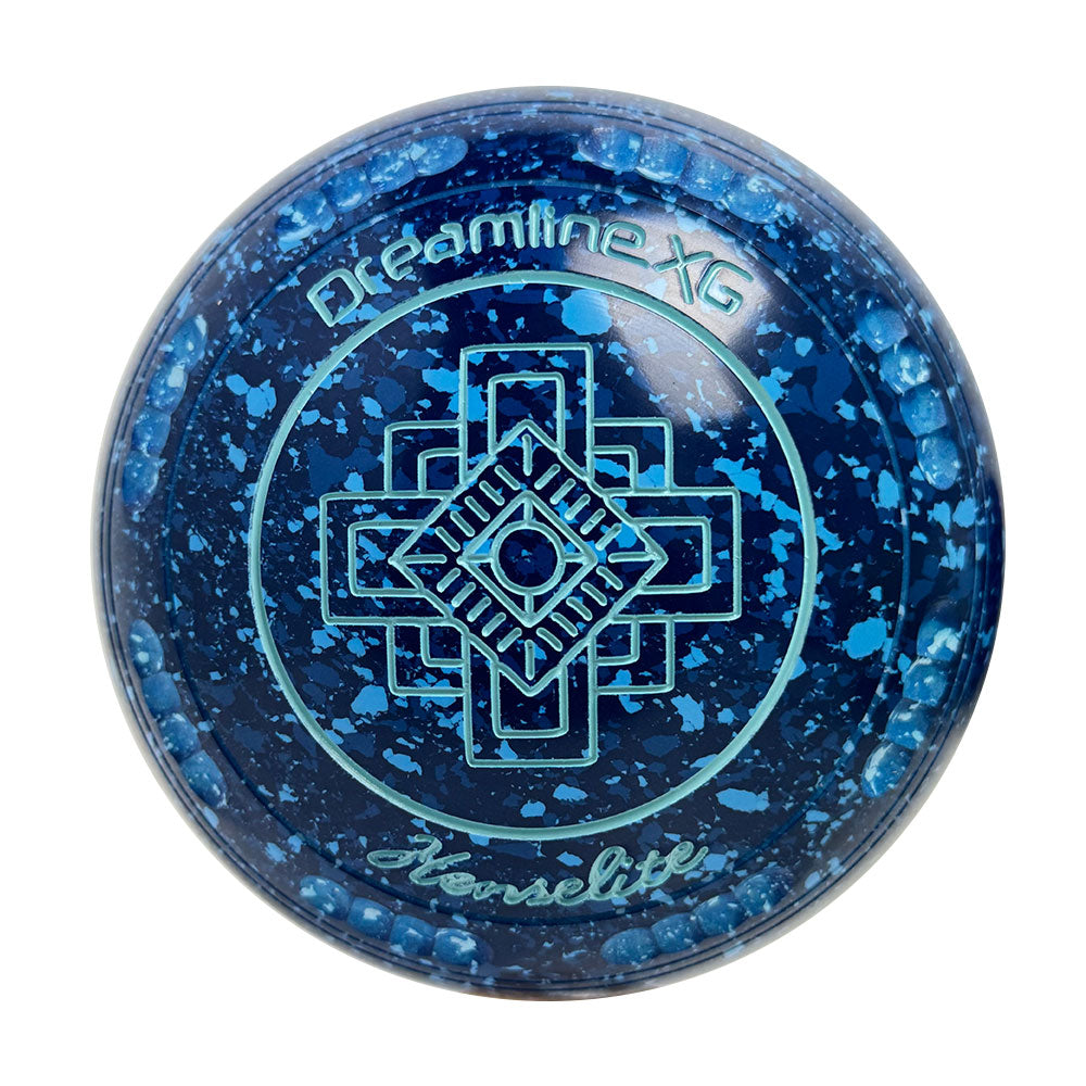Henselite Dreamline XG Lawn Bowls Size 0 Heavy Gripped - Denim BC5-68