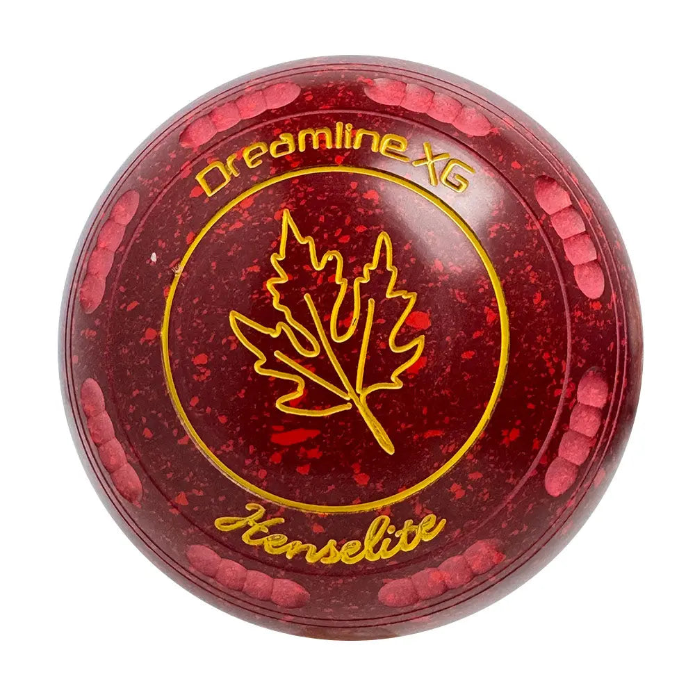 Henselite Dreamline XG Lawn Bowls Size 4 Heavy Gripped - Ruby Rich BC7-40 Henselite