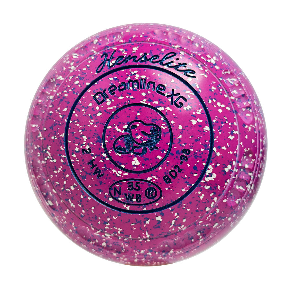 Henselite Dreamline XG Lawn Bowls Size 2 Heavy Gripped - Aster BD2-98