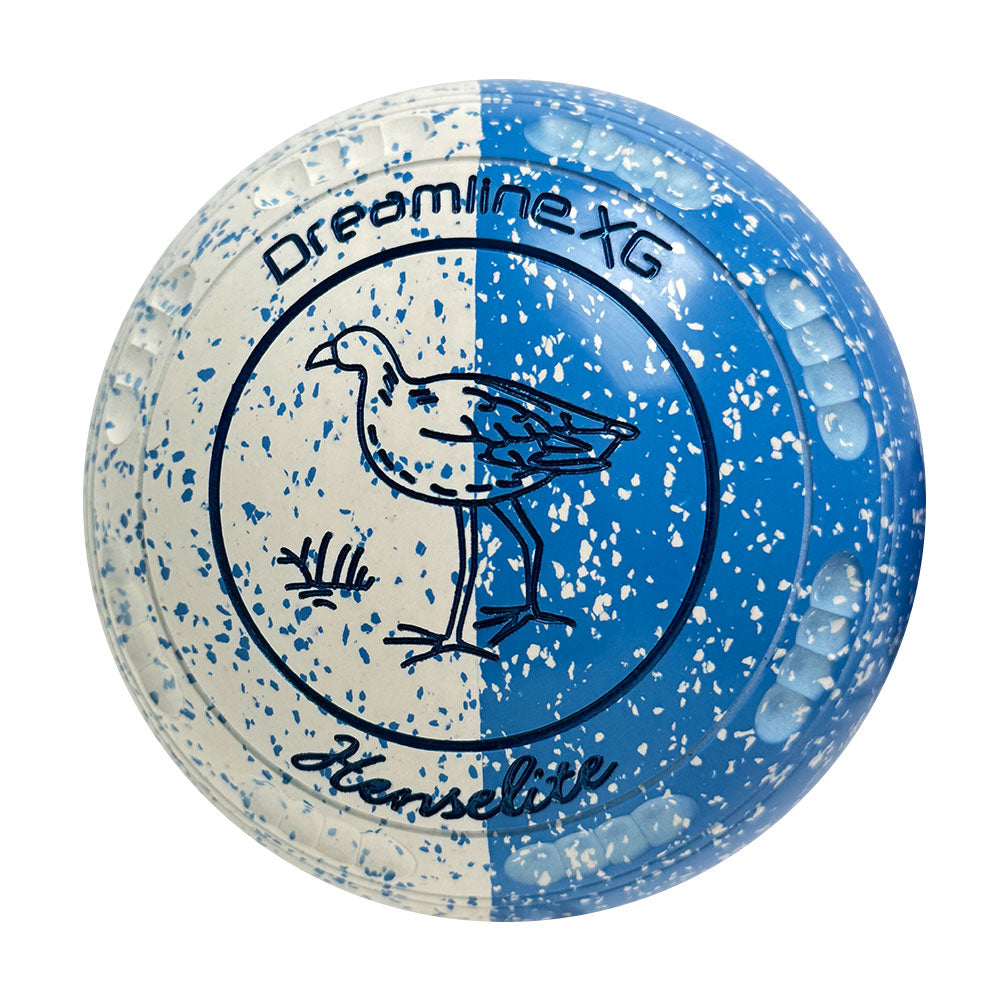 Henselite Dreamline XG Lawn Bowls Size 2 Heavy Gripped - Celeste Duo BD4-80