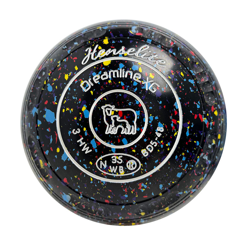 Henselite Dreamline XG Lawn Bowls Size 3 Heavy Gripped - Prism BD5-48