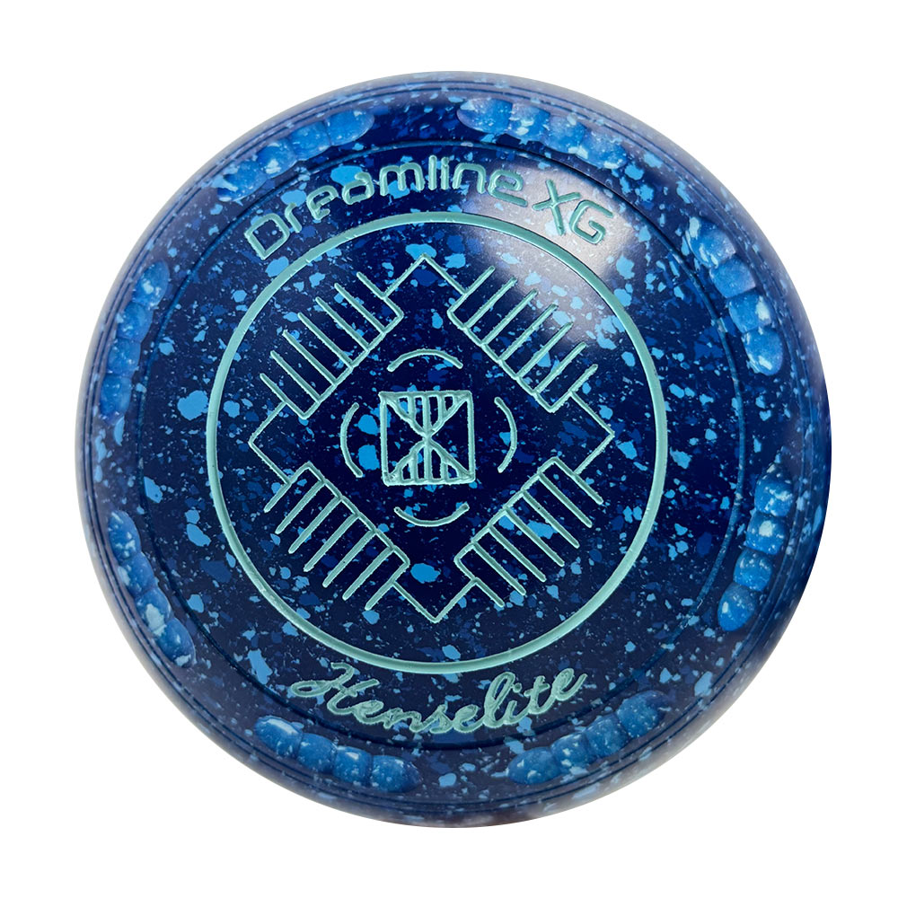 Henselite Dreamline XG Lawn Bowls Size 2 Heavy Gripped - Denim BD5-73