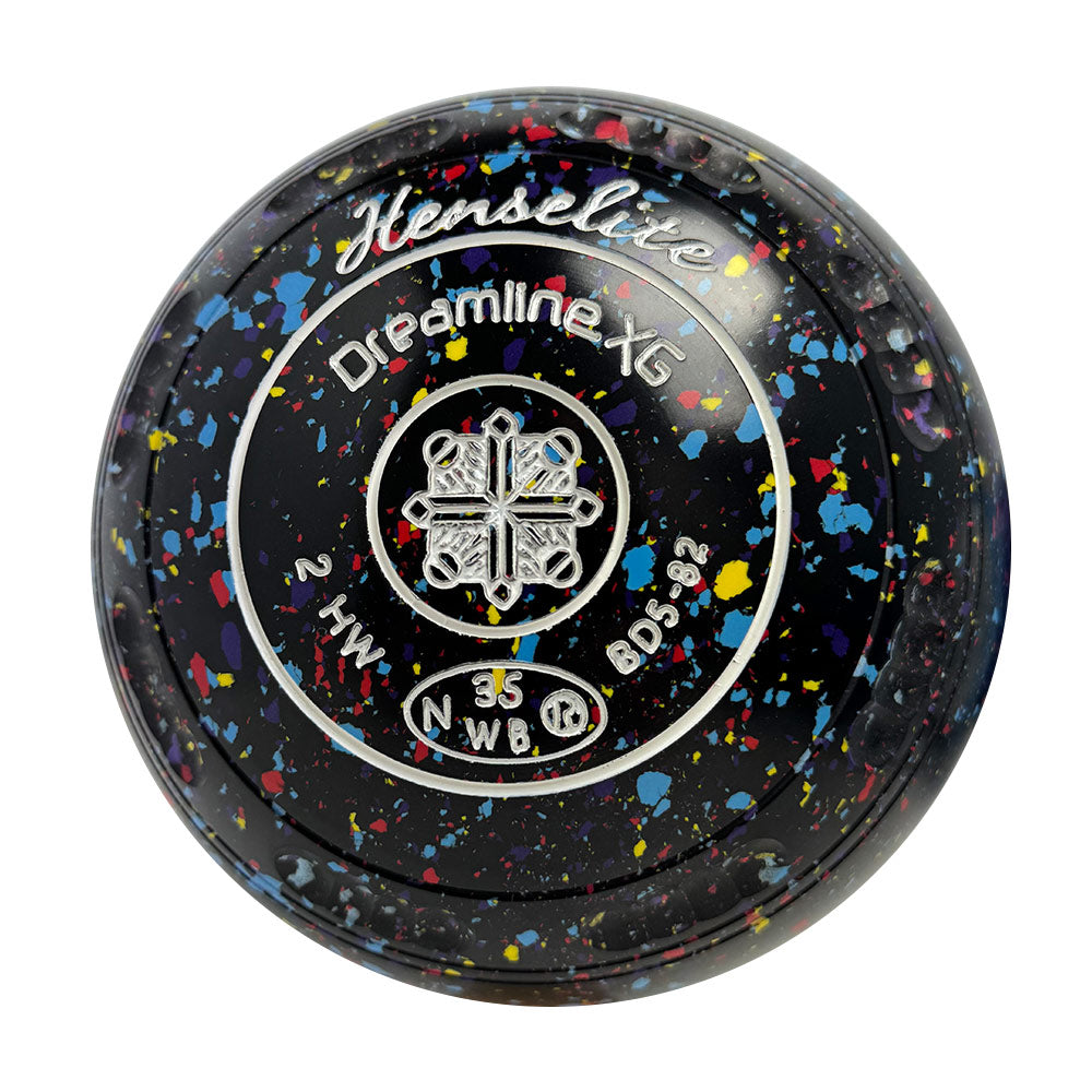 Henselite Dreamline XG Lawn Bowls Size 2 Heavy Gripped - Prism BD5-82