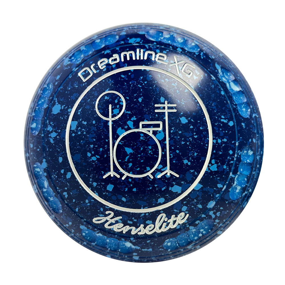 Henselite Dreamline XG Lawn Bowls Size 3 Heavy Gripped - Denim BE3-28